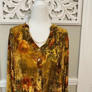 Cocomo Women floral 1x blouse